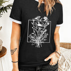 Black-6 / S / 95%Cotton+5%Spandex