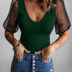 Green / S / 95%Polyester 5%Elastane