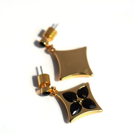 Charlotte Hoop and Charm, Black Obsidian