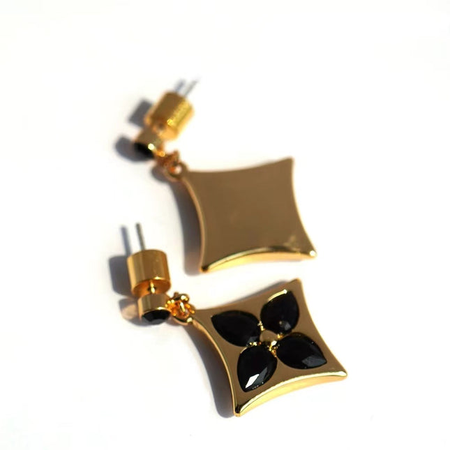 Charlotte Hoop and Charm, Black Obsidian