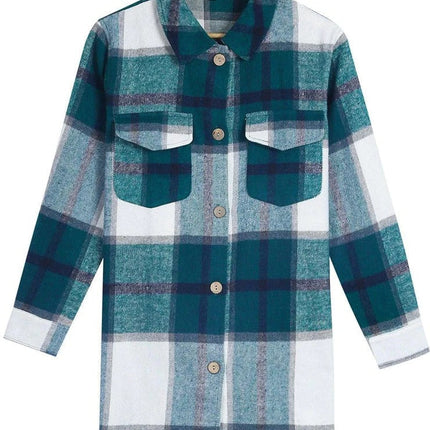 Back in the Days Plaid Cardigan Jacket