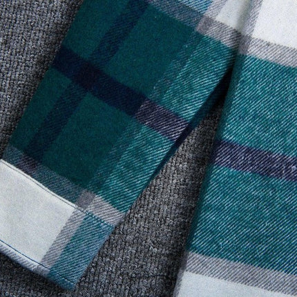 Back in the Days Plaid Cardigan Jacket