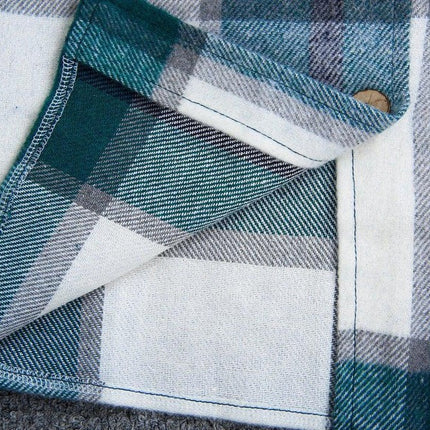 Back in the Days Plaid Cardigan Jacket