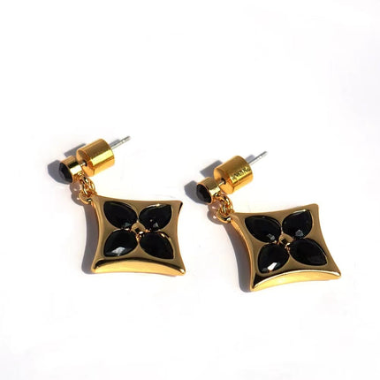 Charlotte Hoop and Charm, Black Obsidian