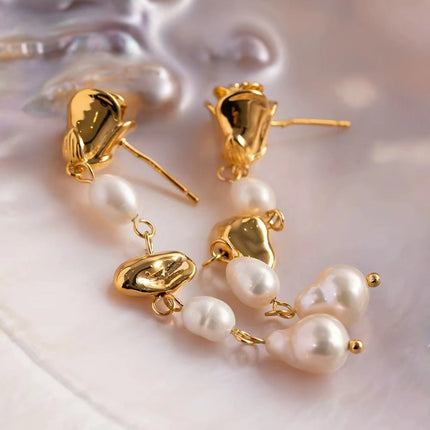 Golden Rose Pearl Drops