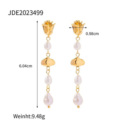 Golden Rose Pearl Drops