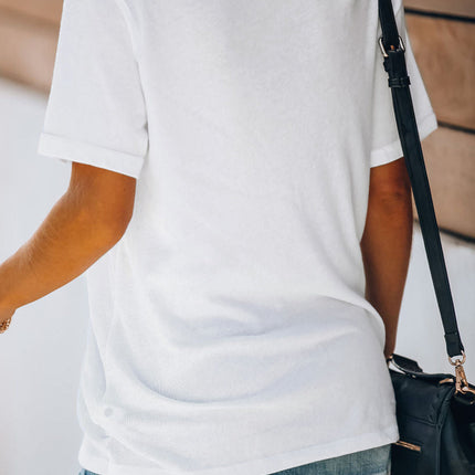 Casual Letter and Car Print Graphic Tee