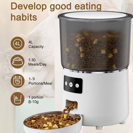 FEEDI 4L 1080P Camera Pet Automatic Feeder M5