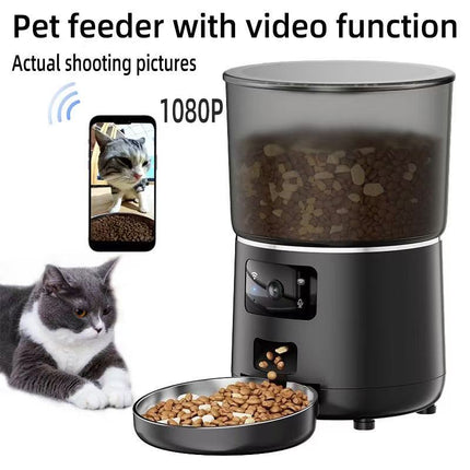FEEDI 4L 1080P Camera Pet Automatic Feeder M5