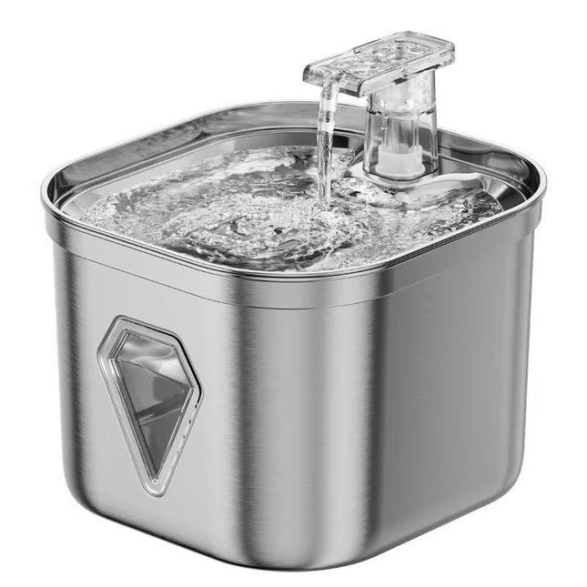 304 Stainless Steel Plug-in Pet Water Circulation Drinking Fountain