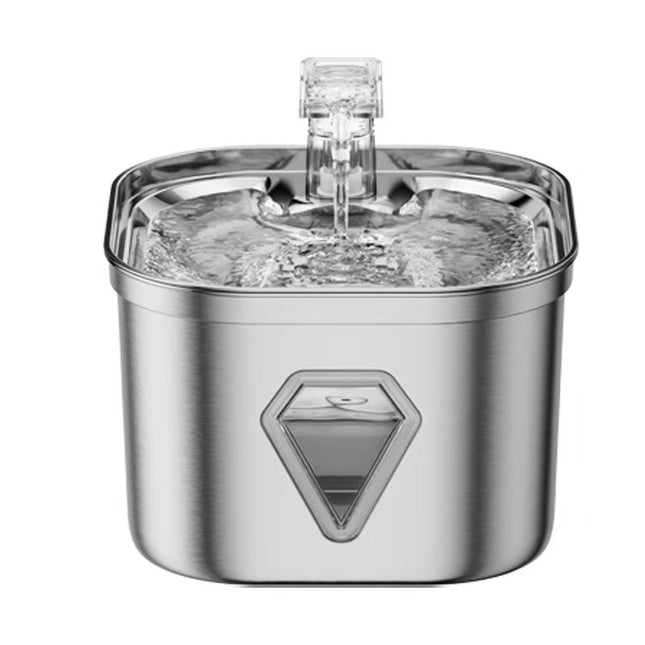 304 Stainless Steel Plug-in Pet Water Circulation Drinking Fountain