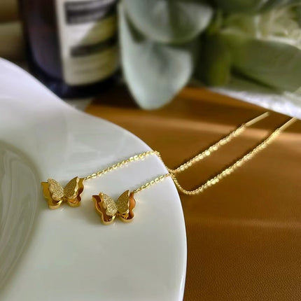 Butterfly Thread Through Earrings