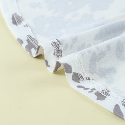 Cow Print Racerback Tank Top