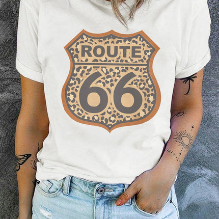 Tie Dyed Gesture Letter Print Short Sleeve T Shirt