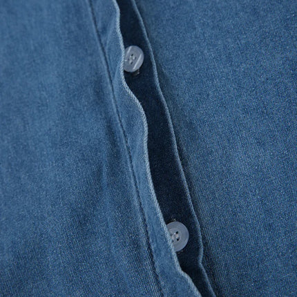 Groovy Plain Collared Midi Dress