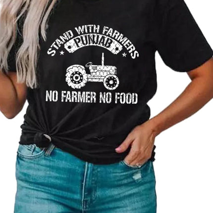 Floral Print Round Neck Short Sleeve Tunic Top