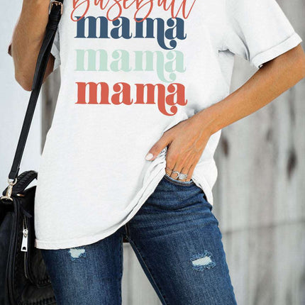 Be Happy Graphic Print Short Sleeve T Shirt