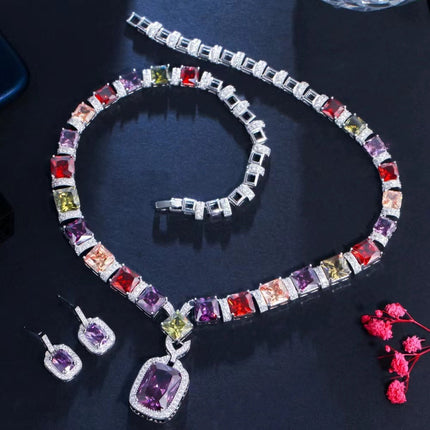 Colorful Marbella Statement Necklace