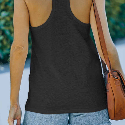 Casual Letter Print MOTORCYCLE Graphic Tank Top