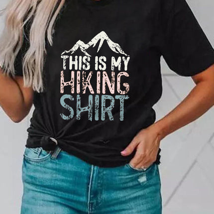 Floral Print Round Neck Short Sleeve Tunic Top