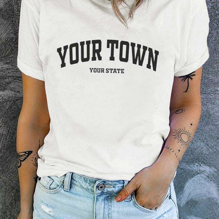 Casual Pick Up Truck Print Graphic Tee