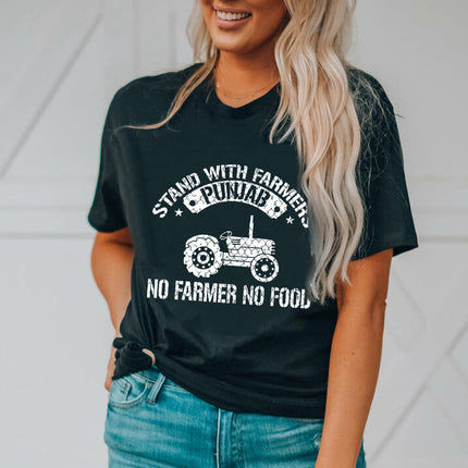 Floral Print Round Neck Short Sleeve Tunic Top