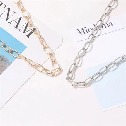 Manhattan Chain Link Statement Necklace