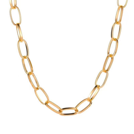 Manhattan Chain Link Statement Necklace