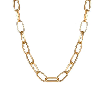 Manhattan Chain Link Statement Necklace