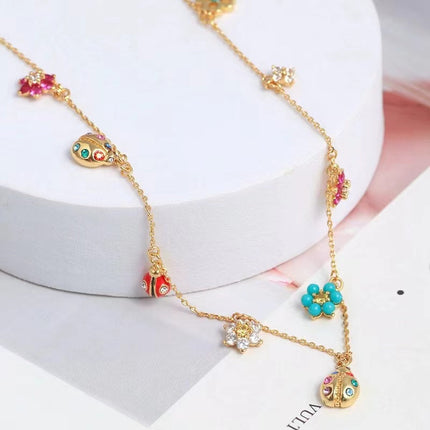 Cute Beetle Necklace