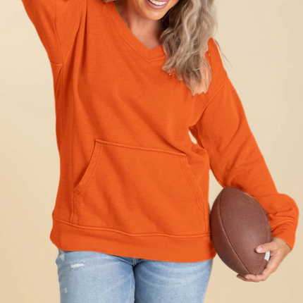 Cozy Campfire V-Neck Sweatshirt