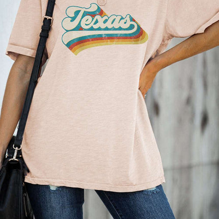 Casual Pick Up Truck Print Graphic Tee