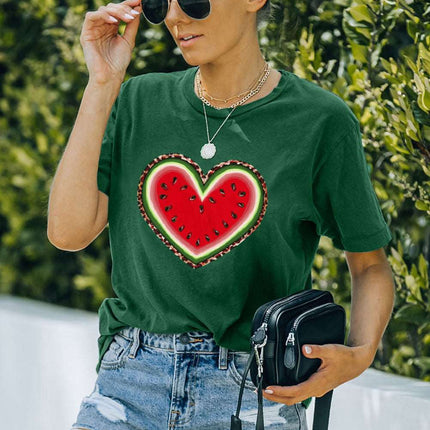 Be Happy Graphic Print Short Sleeve T Shirt