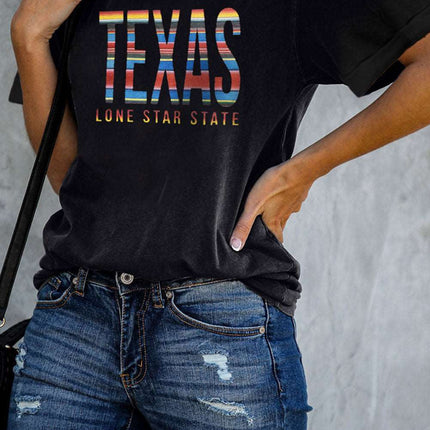 Casual Pick Up Truck Print Graphic Tee