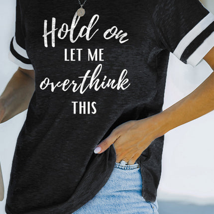 Plain Colorblock Raglan Sleeve T-shirt