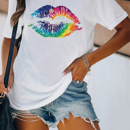 Western Horse Letter Print Graphic T-shirt