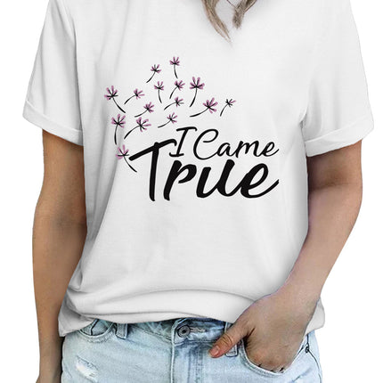 Casual Peach Logo Colorblock Print Graphic Tee