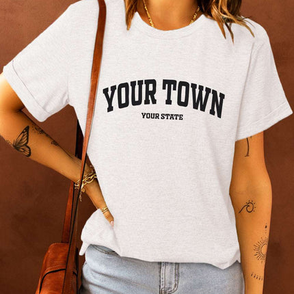 Casual Pick Up Truck Print Graphic Tee