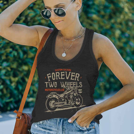 Casual Letter Print MOTORCYCLE Graphic Tank Top