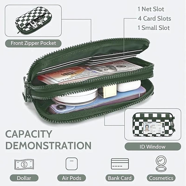 Outdoor Sports Waterproof Quilted Wallet