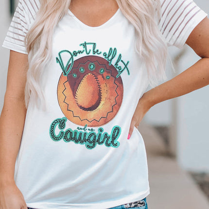 Striped Raglan Sleeve Tee