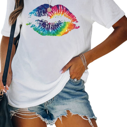 Western Horse Letter Print Graphic T-shirt