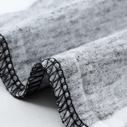 Gradient Color Short Sleeve T-Shirt with Pocket