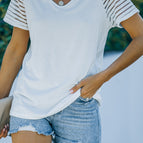 White / S / 95%Polyester+5%Spandex