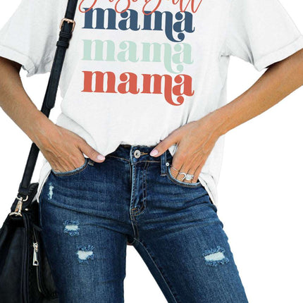 Be Happy Graphic Print Short Sleeve T Shirt