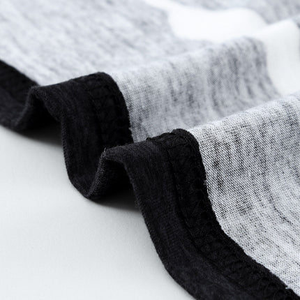 Gradient Color Short Sleeve T-Shirt with Pocket