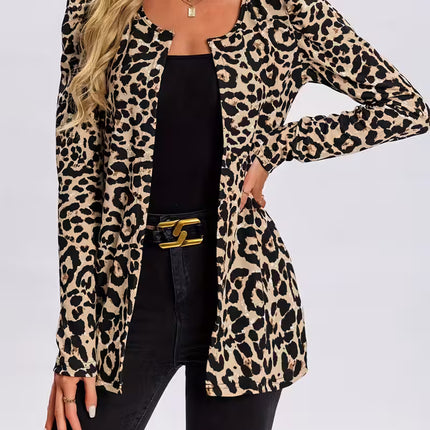 Leopard Print Blazer