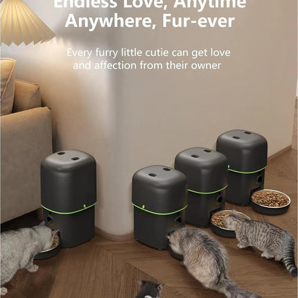 FURPIPI 2L/4LSmart Automatic Pet Feeder with 1080P Camera & App Control