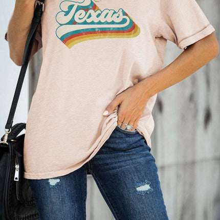 Casual Pick Up Truck Print Graphic Tee