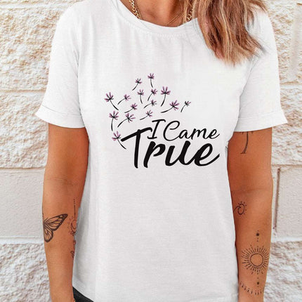 Casual Peach Logo Colorblock Print Graphic Tee